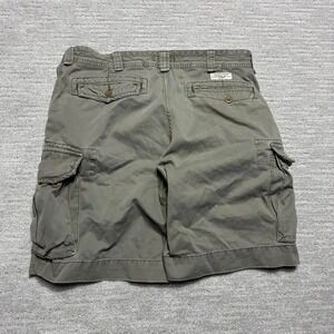 Polo Ralph Lauren y2k 2000s green loose relaxed fit baggy skater cargo shorts
